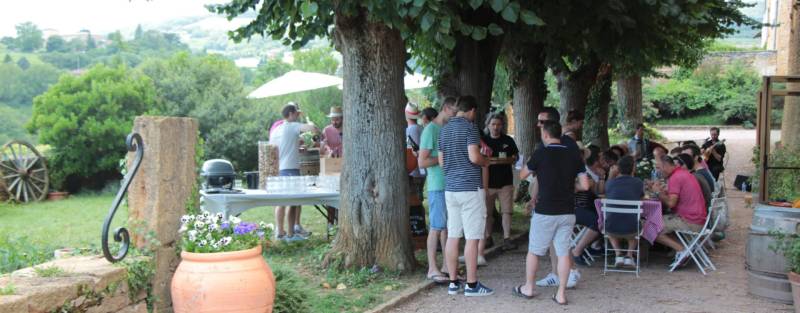 Journée incentive dans la nature proche de Belleville-En-Beaujolais