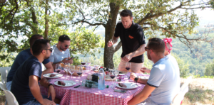 Organisation déjeuner éphémère dans les vignobles de la vallée du rhone
